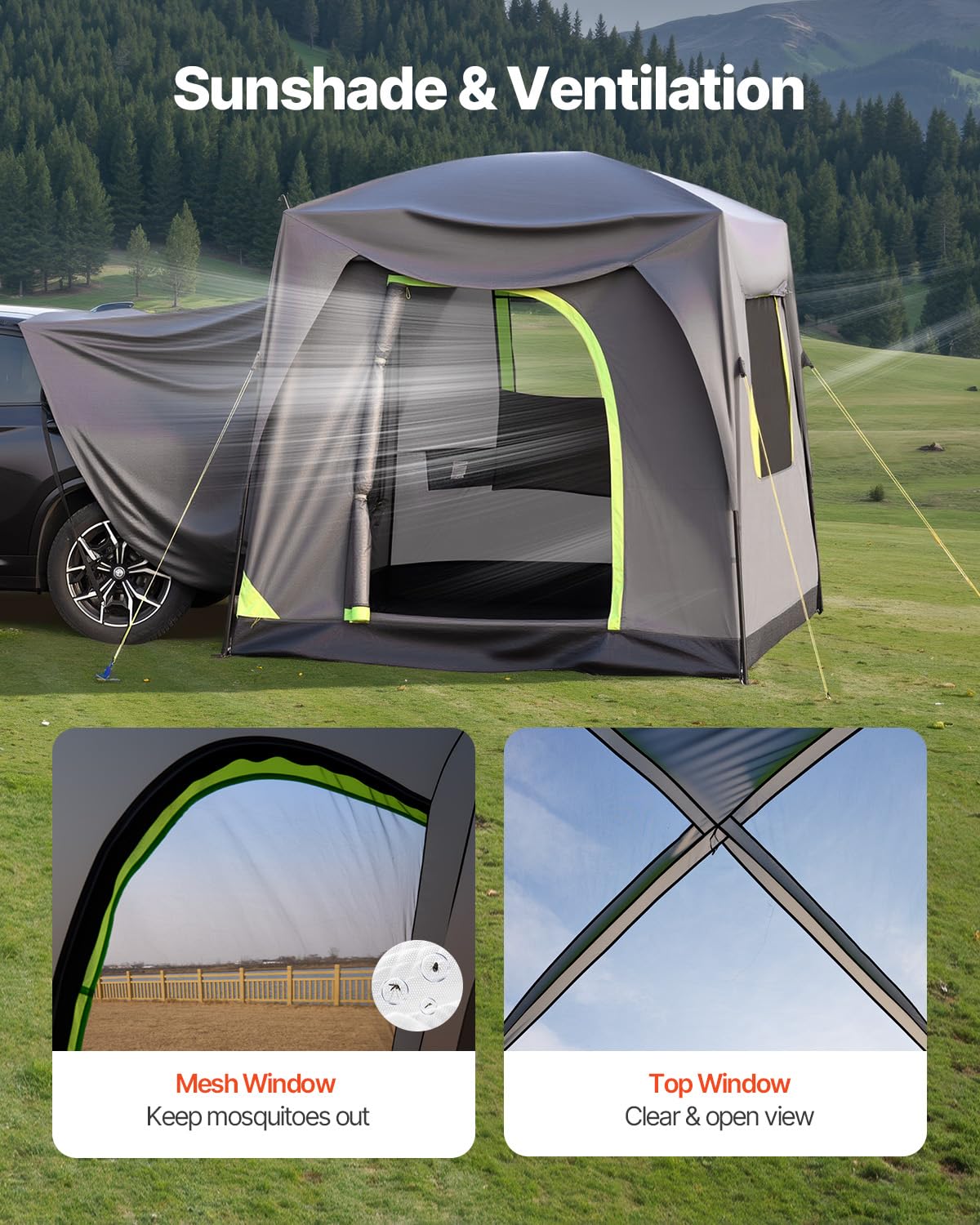 Foto 7 pulgar | Carpa Suv Vevor Impermeable Para 5 A 8 Personas Para Acampar, 300 X 250 X 230 - Venta Internacional.