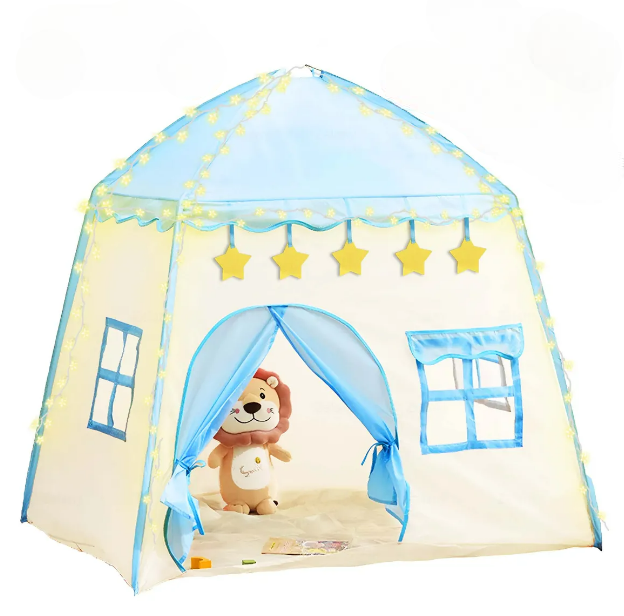 Foto 2 pulgar | Tienda Xtellar Niños Carpa Castillo Con 5m Luces De Estrella