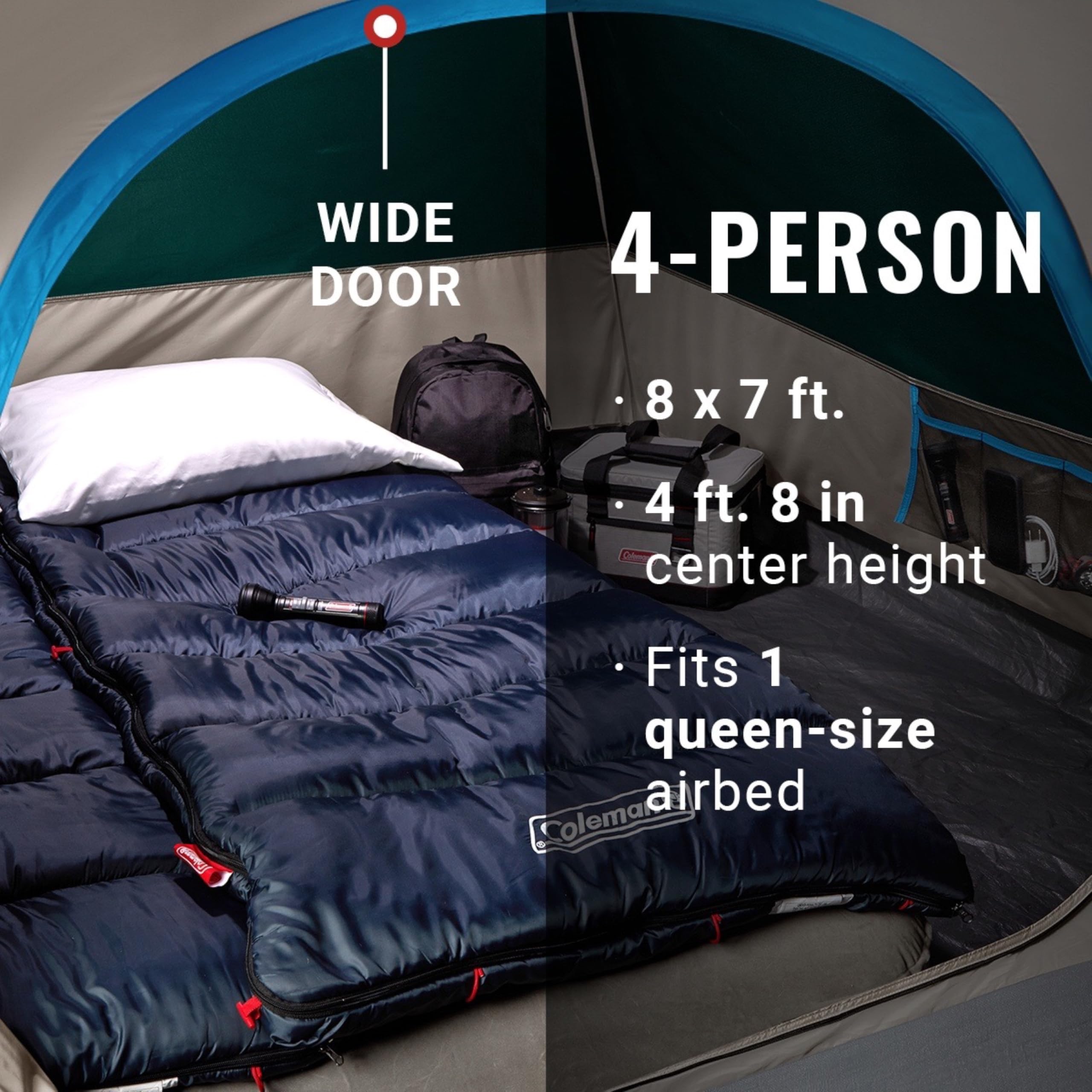 Foto 4 pulgar | Carpa Coleman Skydome Para 4 Personas Y 5 Minutos Con Rainfly - Venta Internacional.