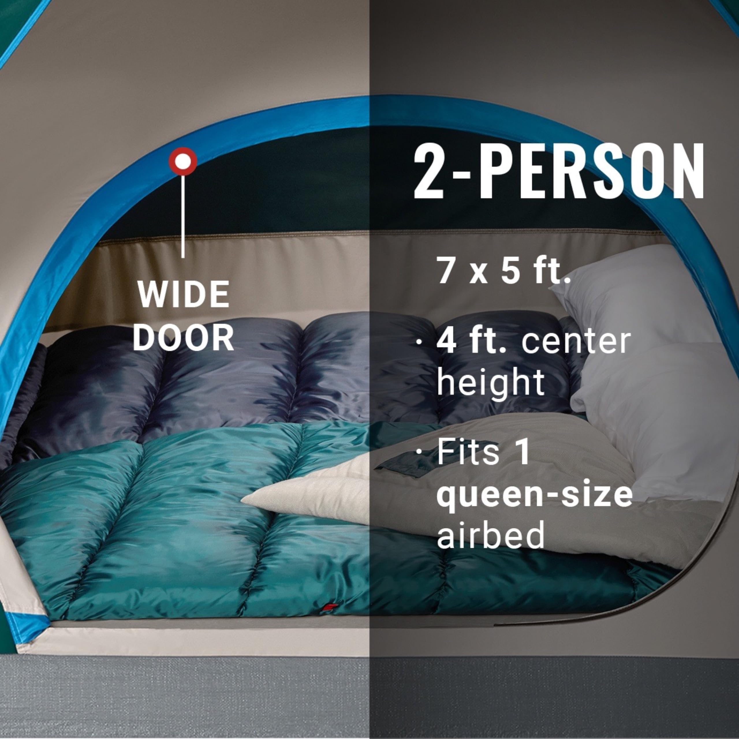Foto 3 pulgar | Carpa Coleman Skydome Para 2 Personas En 5 Minutos Con Rainfly - Venta Internacional.