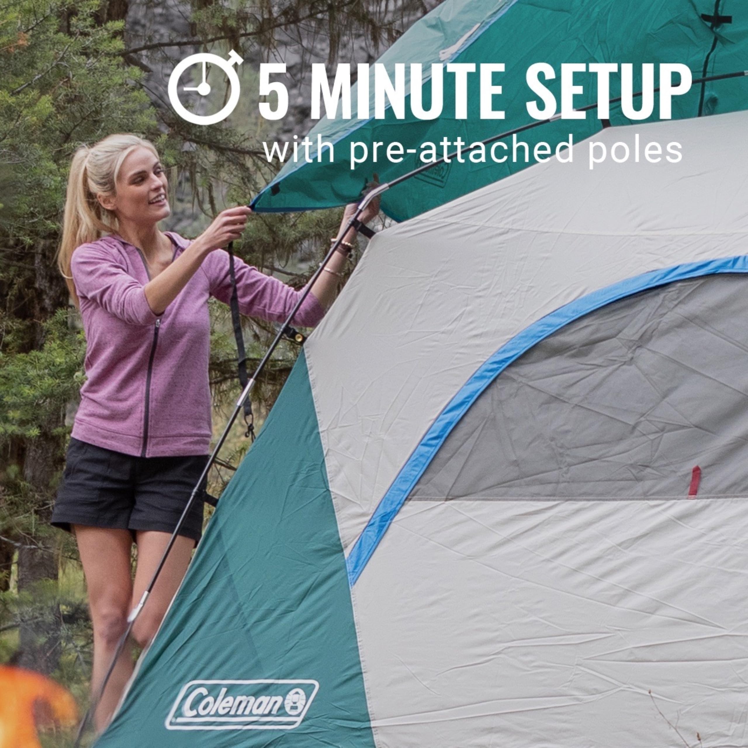 Foto 4 pulgar | Carpa Coleman Skydome Para 2 Personas En 5 Minutos Con Rainfly - Venta Internacional.