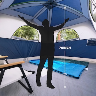 Foto 3 | Tienda De Campaña Unp Tents Para 6 Personas, Impermeable Y Resistente Al Viento - Venta Internacional.