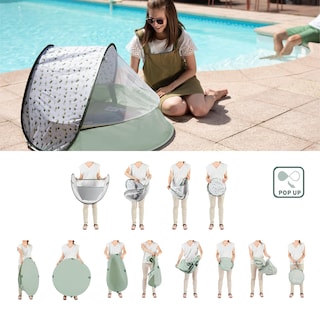Foto 2 | Tienda De Campaña Y Piscina Aquani Babymoov, 3 En 1, Plegable Con Upf 50+ Para Verano - Venta Internacional.