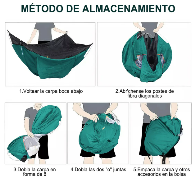 Foto 4 pulgar | Casa De Campaña Para 2-3 Personas Xtellar, Protección Uv, Resistente Y Versátil Para Experiencia Inolvidable Al Acampa