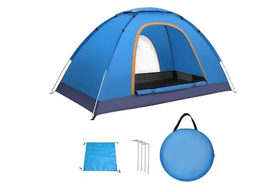 Foto 1 | Título Nuevo Optimizado: ''xtellar - Casa De Campaña Lawuto De Lujo Para 3 Personas En Polyester Azul Suave''