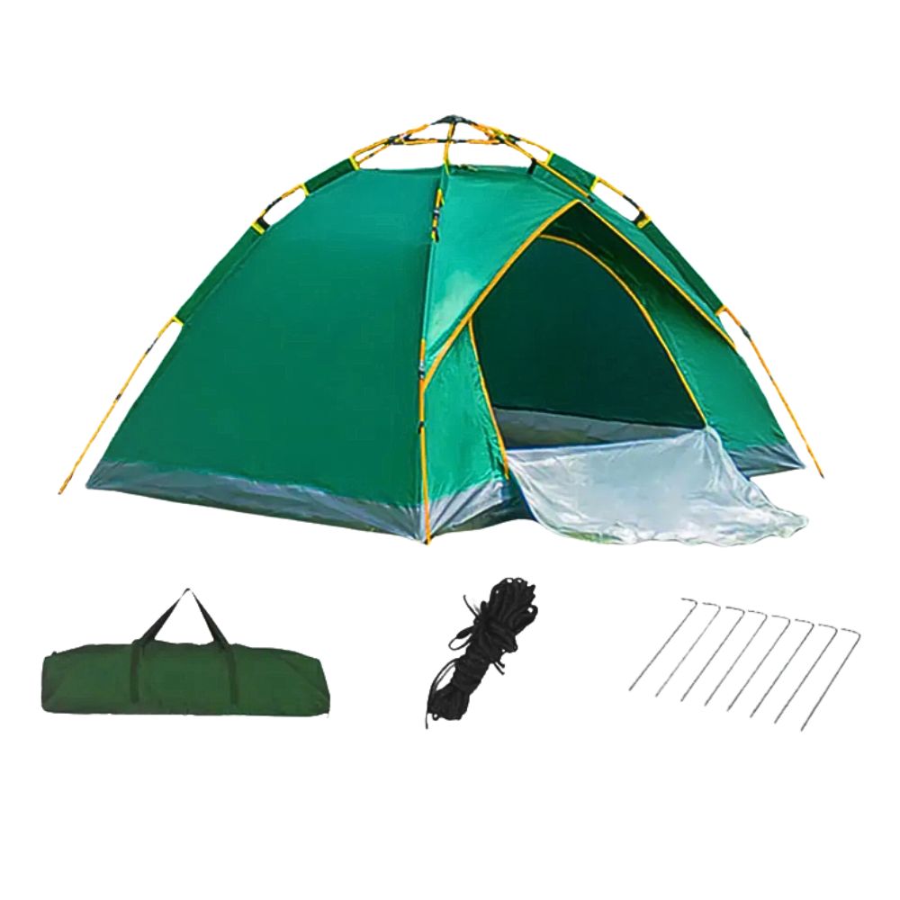 Tienda De Campaña Grande Para Casa De Camping Automática Verde