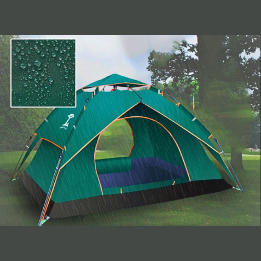 Foto 8 pulgar | Tienda De Campaña Grande Para Casa De Camping Automática Verde