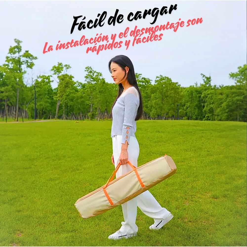 Foto 7 | Tienda Grande Campaña 3-5 Personas Portátil Cámping Acampar Blanco