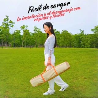 Foto 7 | Tienda Grande Campaña 3-5 Personas Portátil Cámping Acampar Blanco