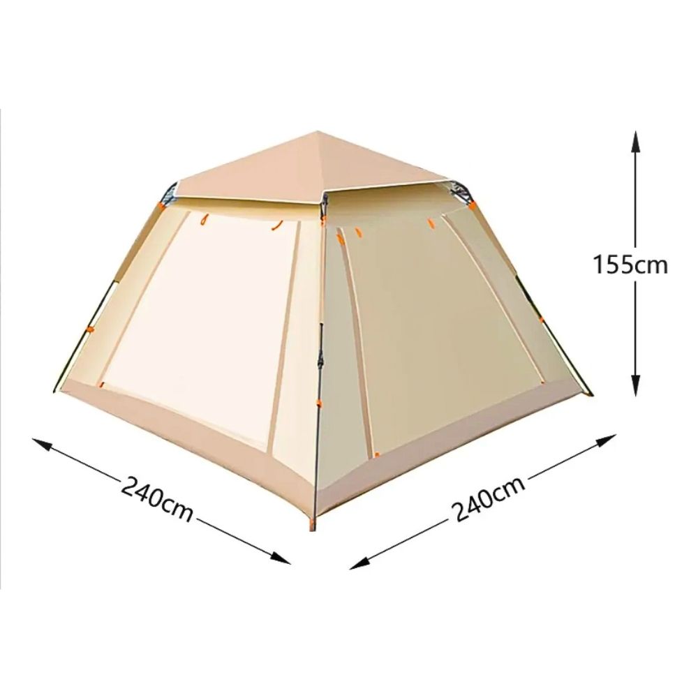 Foto 9 pulgar | Tienda Grande Campaña 3-5 Personas Portátil Cámping Acampar Blanco