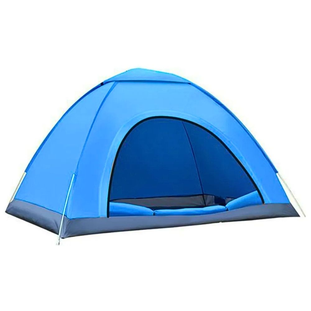 Foto 2 pulgar | Casa De Campaña 1-2 Personas Impermeable Portátil 2 Entradas Azul