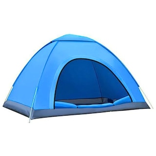 Foto 1 | Casa De Campaña 1-2 Personas Impermeable Portátil 2 Entradas Azul