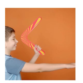 Foto 4 | 2pzs Boomerang De Madera De Regreso Forma De V Eo Safe Imports Esi-19650 Multicolor