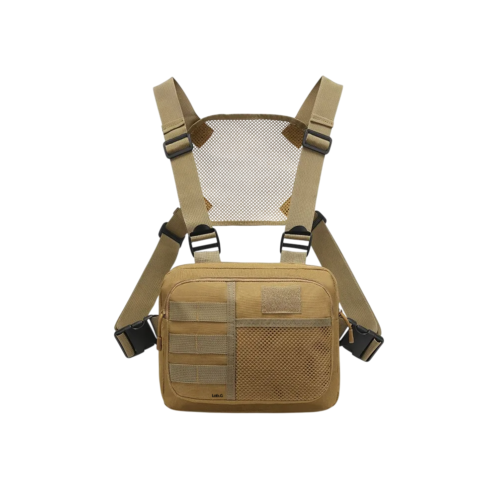 Foto 1 | Mochila Lab.g Chalecos Tacticos Campañas Pecho De Bolsa Caqui