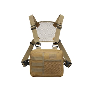 Foto 1 | Mochila Belug Chalecos Tacticos Campañas Pecho De Bolsa Caqui