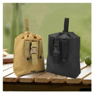 Foto 3 | 2pc Bolsa Táctica Militar De Camping Belug Negro Y Caqui