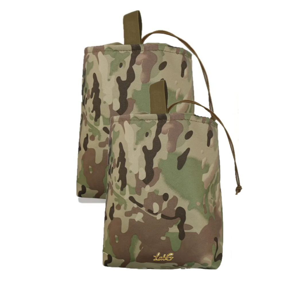 Foto 1 | 2pc Bolsa Táctica Militar De Camping Lab.g  Camuflaje