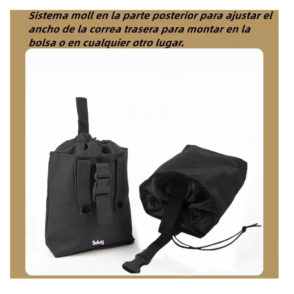 Foto 3 pulgar | 2pc Bolsa Táctica Militar De  Camping Belug  Negro