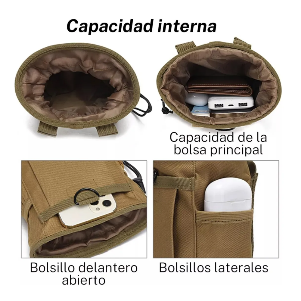 Foto 5 pulgar | Bolso Multiusos De Bolsa De La Cintura De Los Deportes Lab.g  Camuflaje
