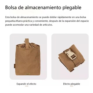 Foto 2 | 2pc Bolsa Táctica Militar De Camping Lab.g Color Caqui