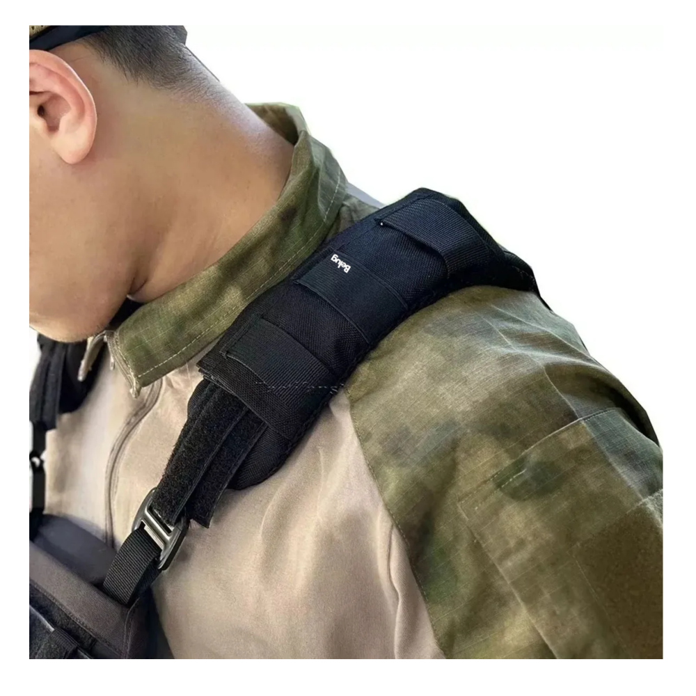Foto 5 pulgar | Par Hombreras Tácticas Para Chaleco Táctico Mochila Militar Belug  Negro
