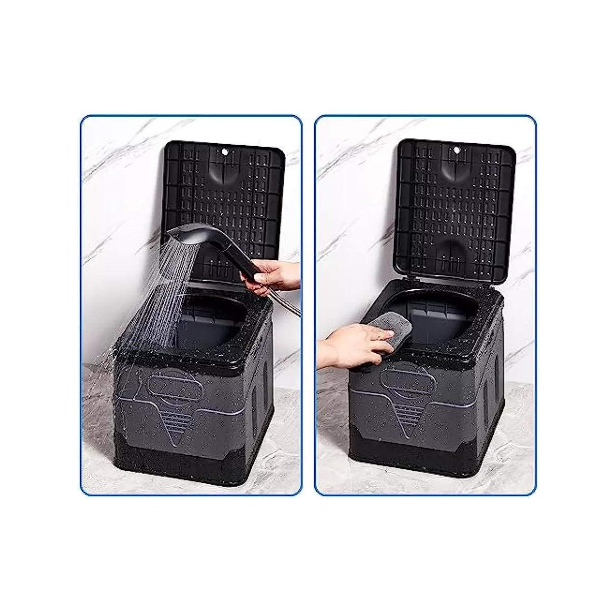 Foto 4 pulgar | Escusado Sanitario W.c Plegable Portátil Eo Safe Imports Esi-15057 Gris