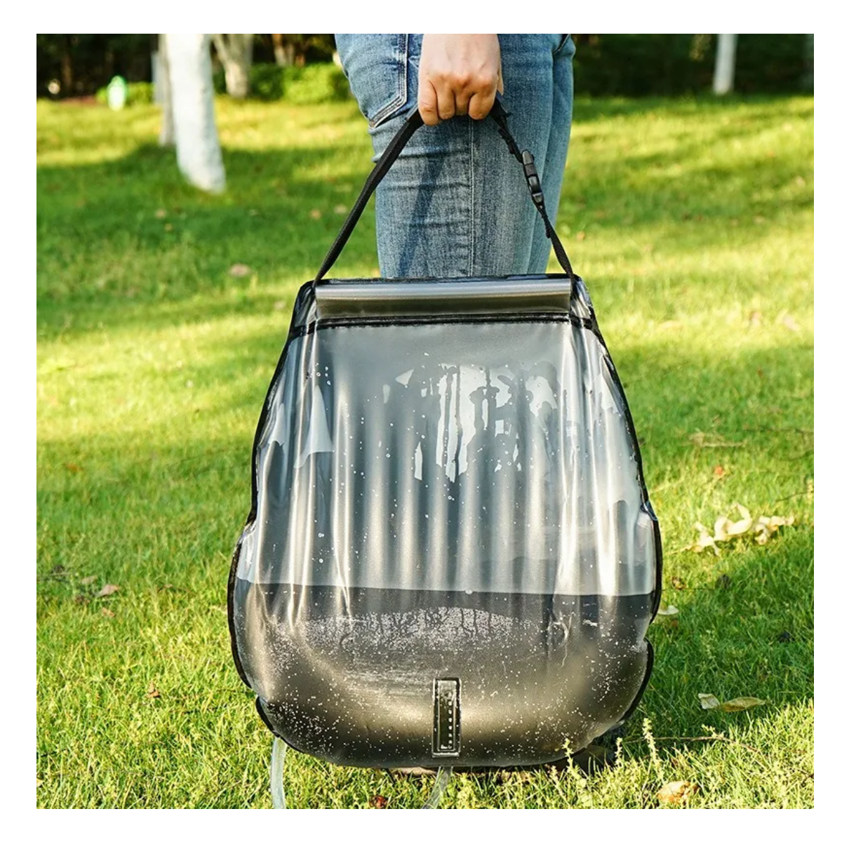 Foto 4 pulgar | Ducha Portátil Solar Bolsa Regadera Campismo Aire Libre 20l Eo Safe Imports Esi-19651 Negro