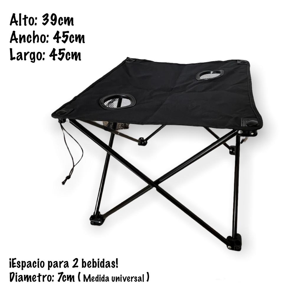 Foto 5 | 4 Sillas Plegable + Mesa CJR Negras