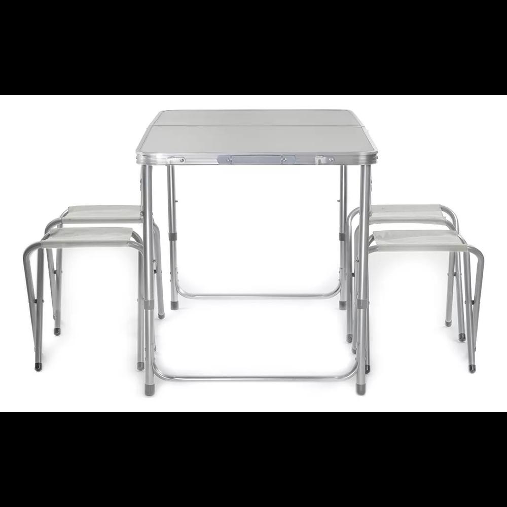 Foto 6 | Mesa Plegable Tipo Portafolio 1.20 M Con 4 Sillas Portátiles
