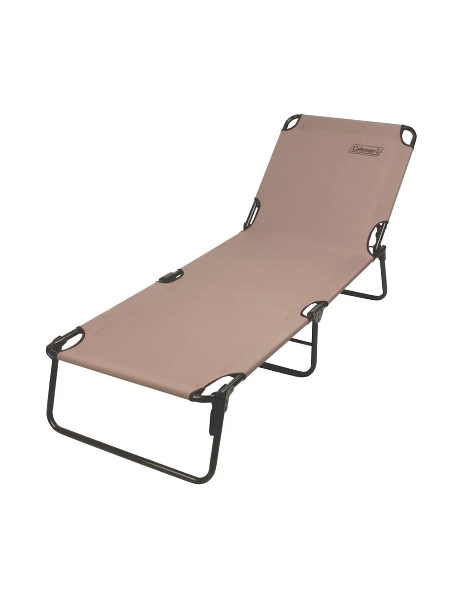 Camastro Plegable Coleman 4posiciones color Café