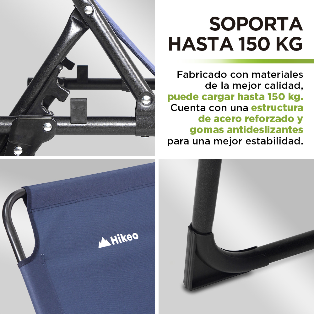 Foto 7 | Catre Plegable Hikeo 83300 color Azul