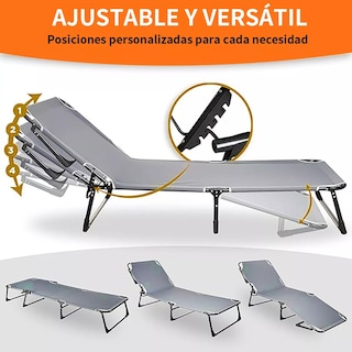 Foto 3 | Cama Plegable Portátil Reforzada con Colchón Desmontable Eo Safe Imports Esi-12778 Multicolor