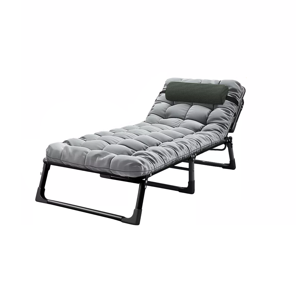 Foto 2 pulgar | Cama Portátil Plegable de Reforzado con Colchón Desmontable Eo Safe Imports Esi-12780 Gris