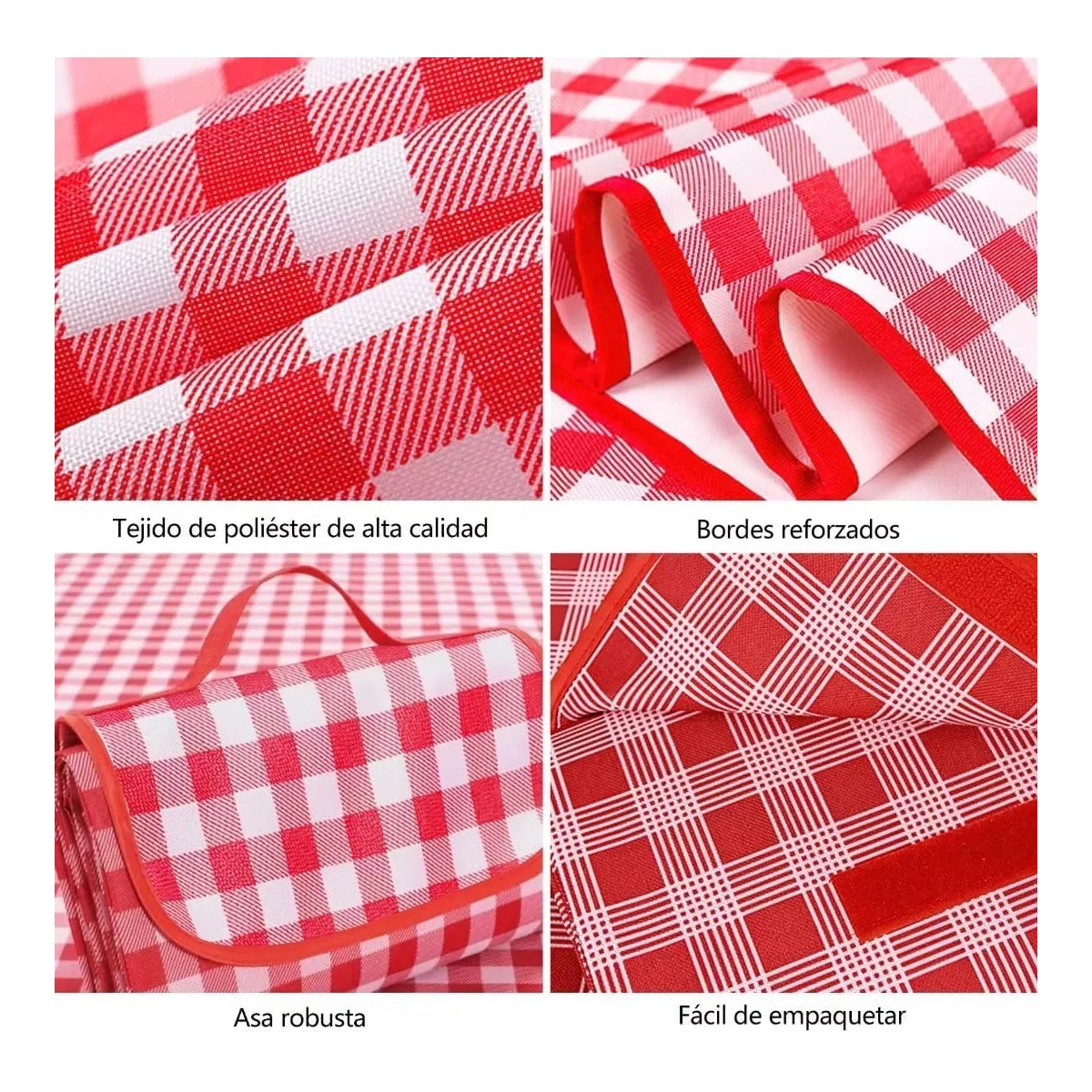Foto 2 | Tapete de Pícnic Impermeable Eo Safe Imports ESI-13254 Multicolor 200 x 200 cm