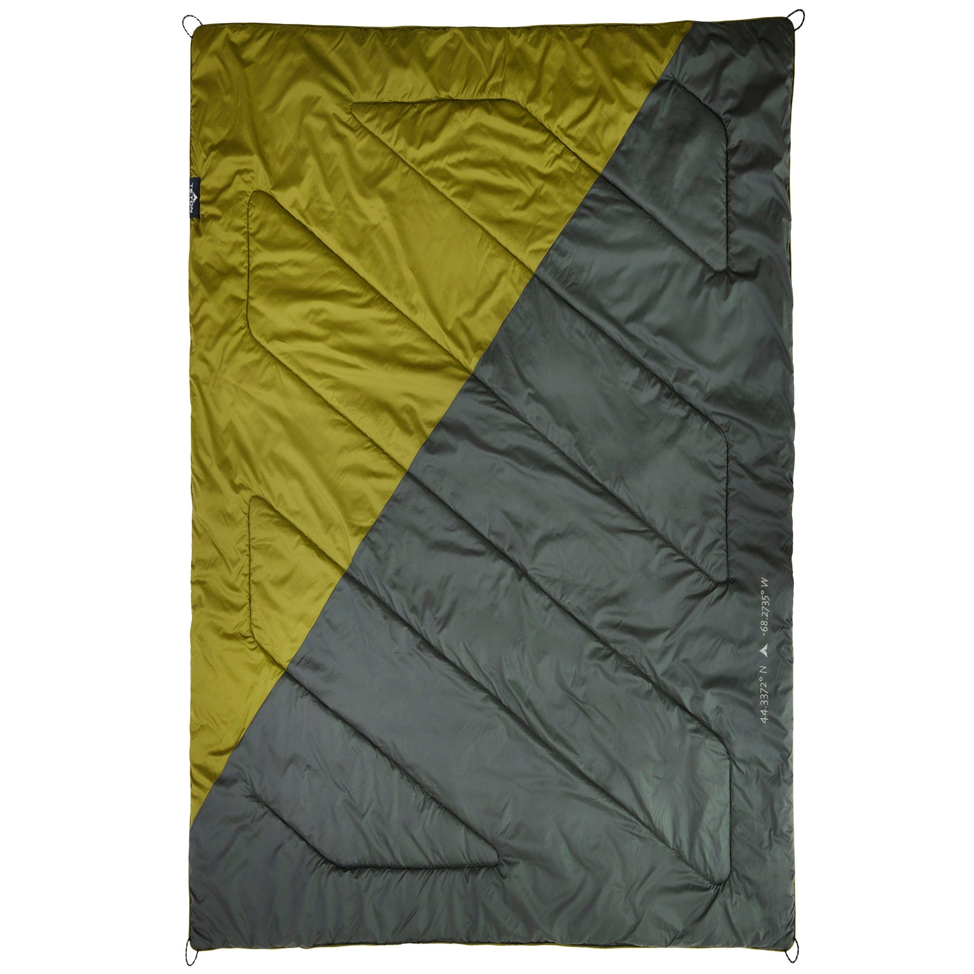 Colcha Para Exteriores Acadia Mammoth Para Dos Personas  Verde / Gris Teton