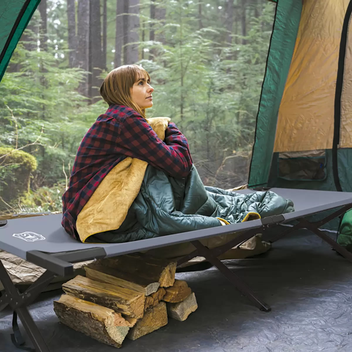 Foto 5 | Catre Plegable Cascade Mountain Tech Cot-ul-24-c