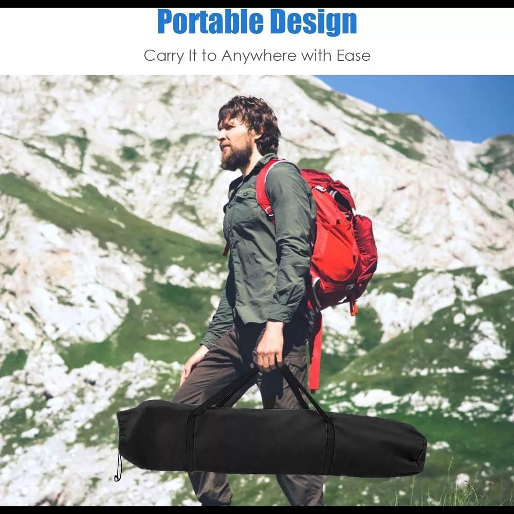 Foto 7 | Catre Plegable Cjr Negro Portátil