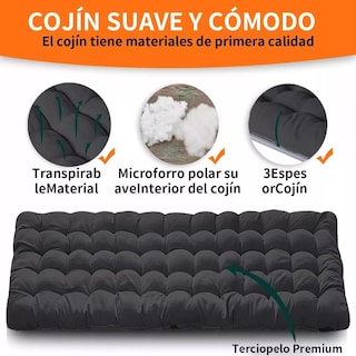 Foto 3 | Camastro Plegable Eo Safe Imports Gris con Colchón para Acampar