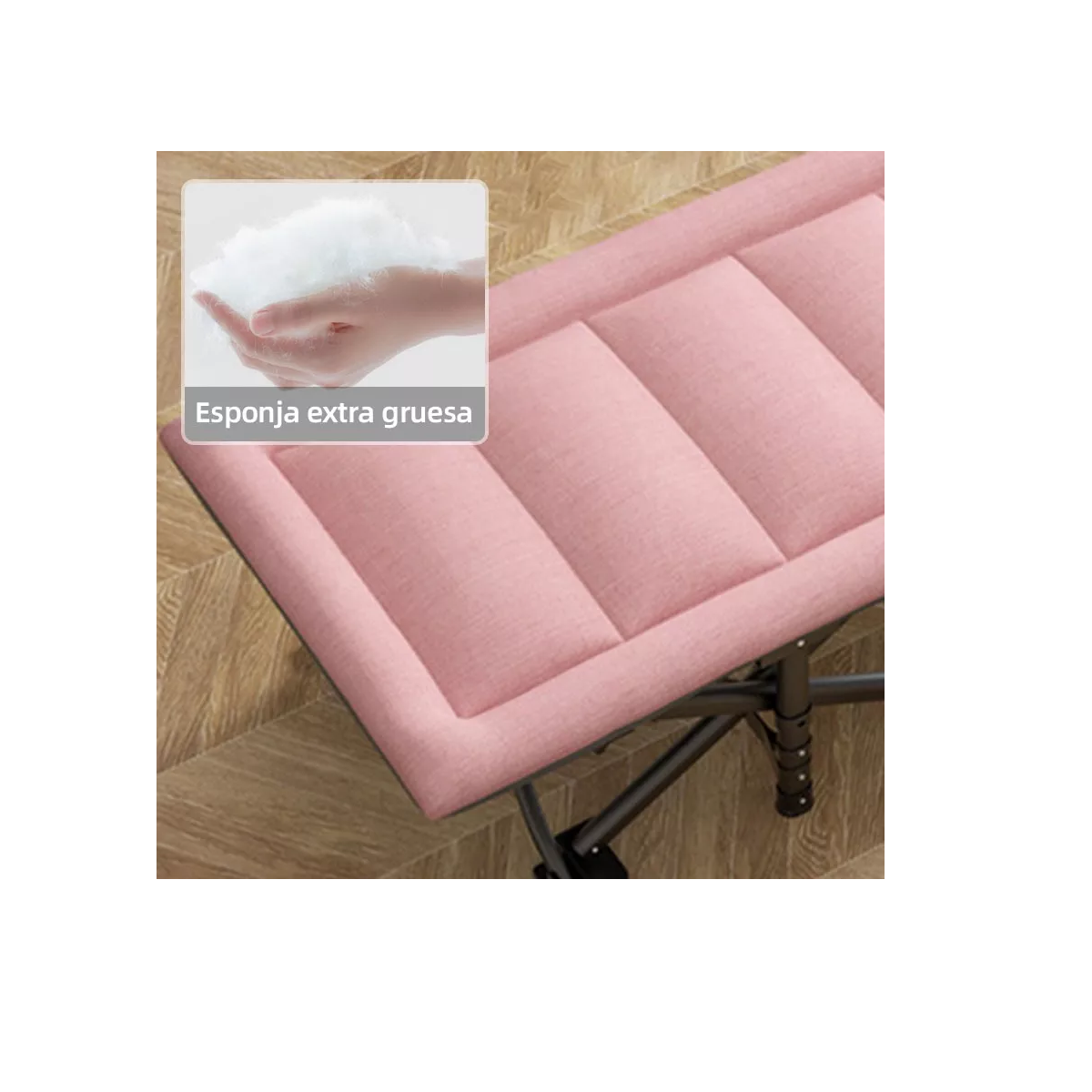 Foto 3 pulgar | Catre Plegable Acampar Campismo Portatil  Eo Safe Imports Esi-13673  Rosa