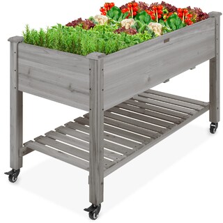 Foto 1 | Cama De Jardín Elevada Best Choice Products Mobile De 48 X 24 X 32 Pulgadas - Venta Internacional.