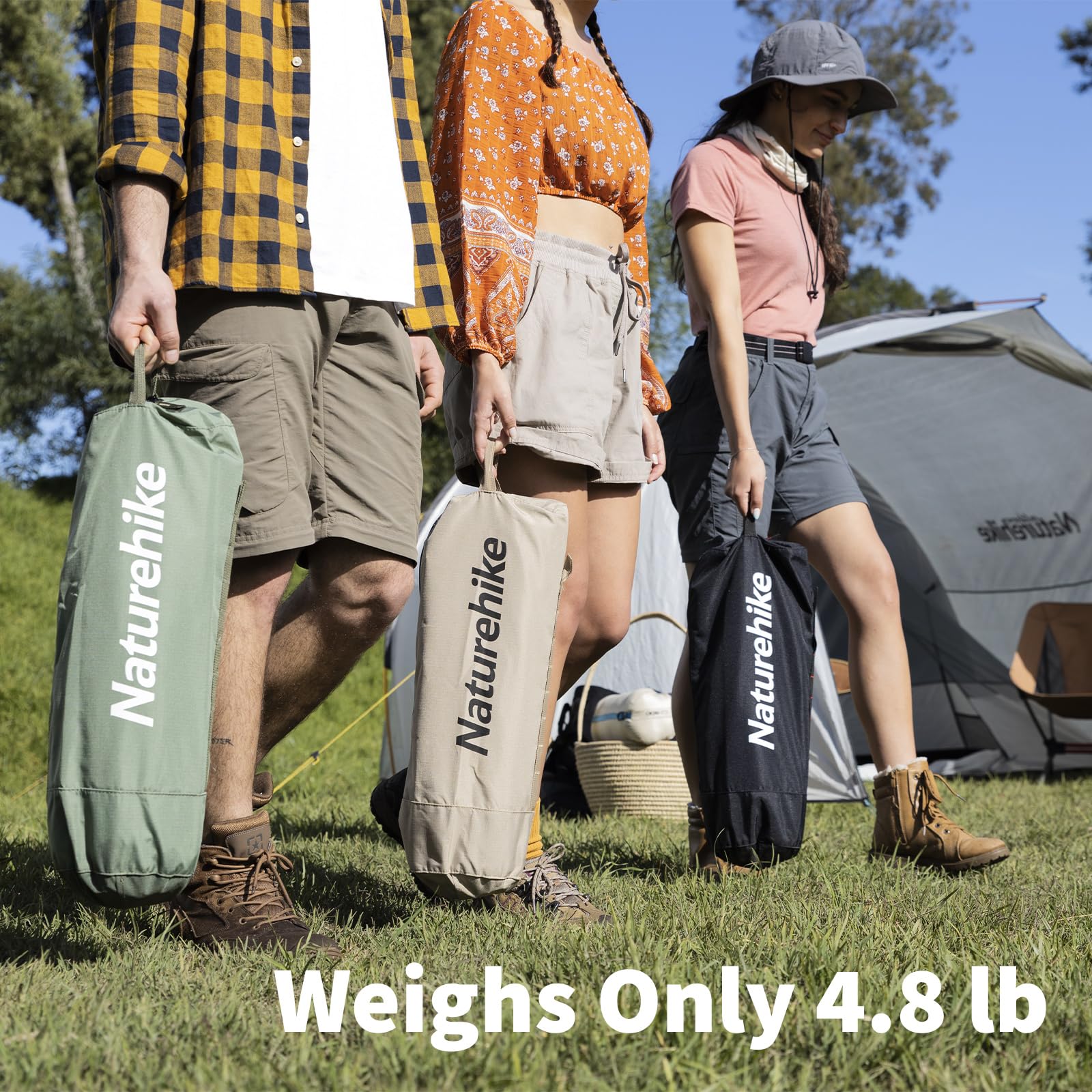 Foto 4 | Cuna De Camping Naturehike Greenwild Ultraligera Con Soporte De 150 Kg - Venta Internacional.