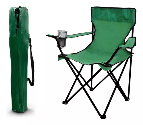 Silla Plegable para Acampar/Playa y Pesca - Resistente y Portátil