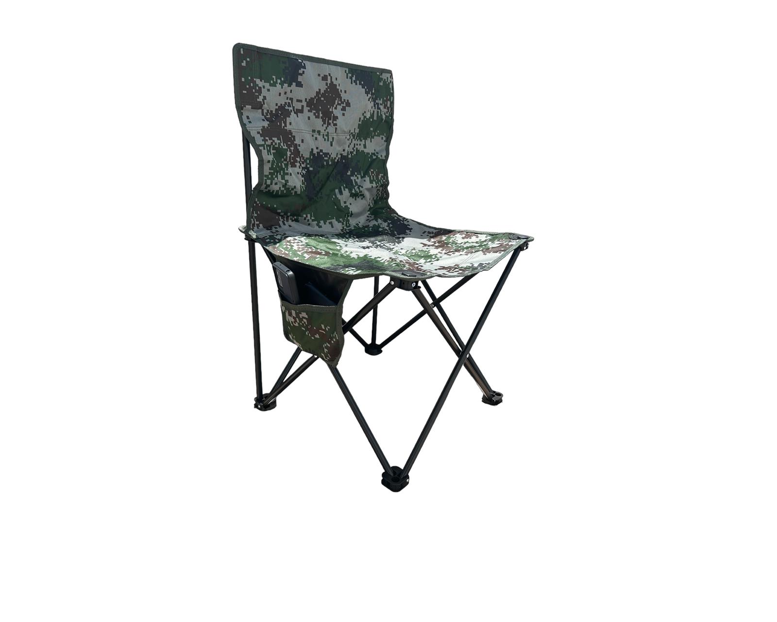 Foto 2 pulgar | Silla Plegable de Playa con Estampado Militar 4 Piezas