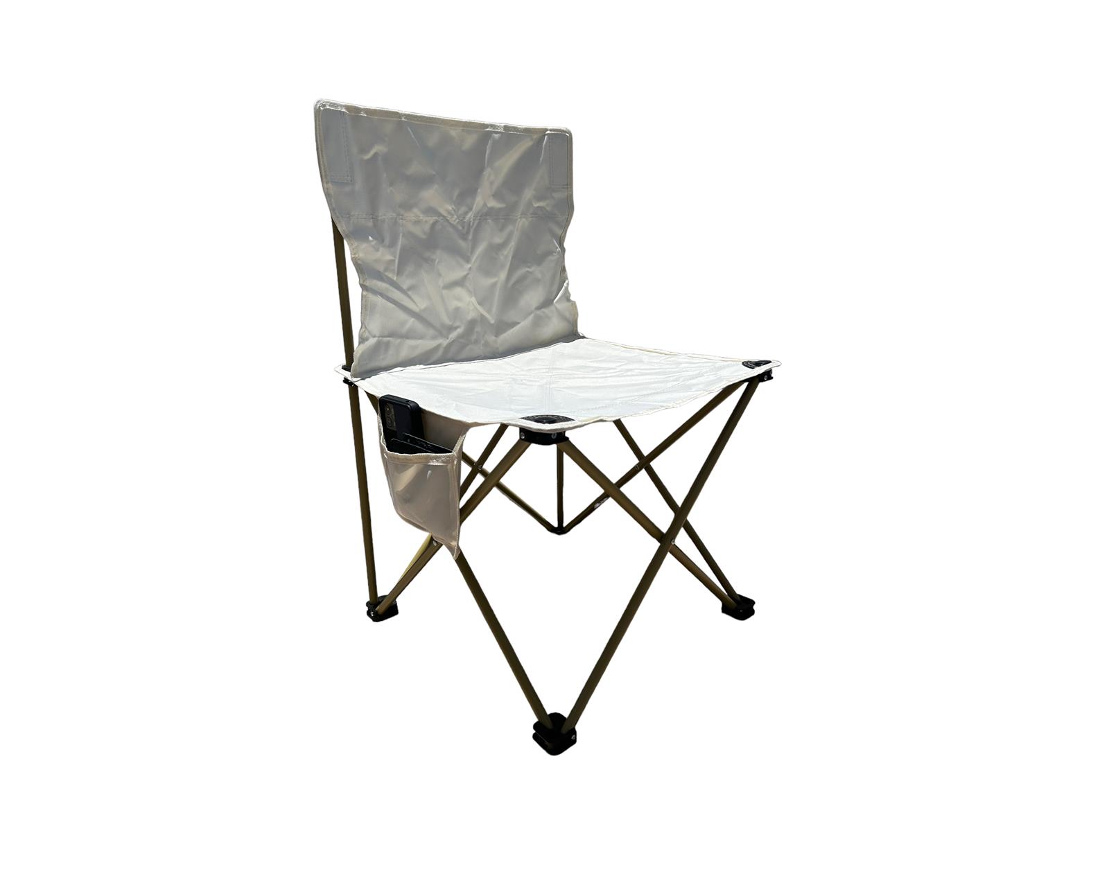 Foto 1 | Sillas Plegables Blancas de Playa Campamento y Exteriores con Funda 4 piezas