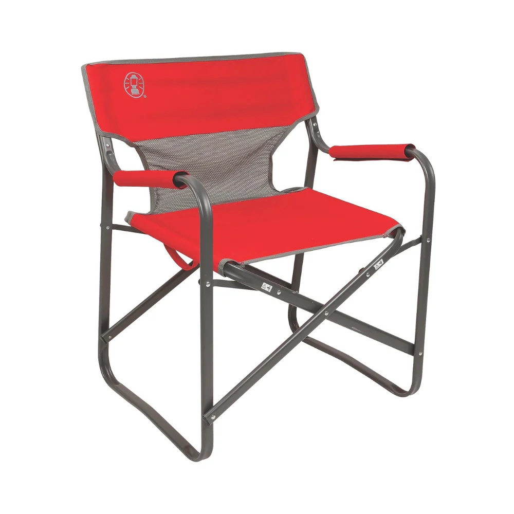 Foto 1 | Silla Portátil Plegable Outpost Breeze Acero Roja Coleman