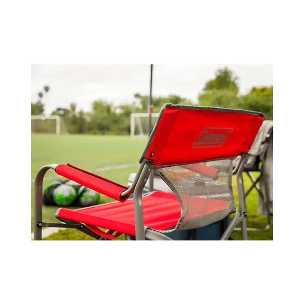 Foto 4 | Silla Portátil Plegable Outpost Breeze Acero Roja Coleman