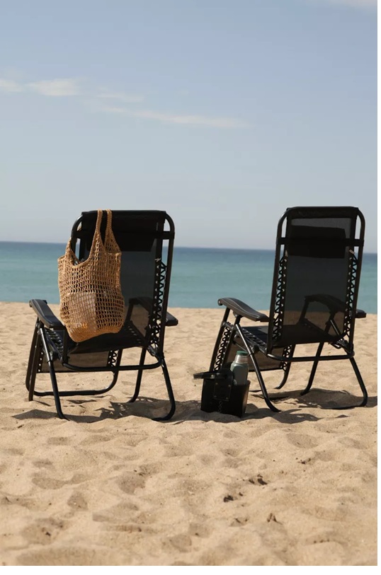 Foto 6 pulgar | Silla De Playa Camastro Plegable Alberca Reclinable Gravedad Cero
