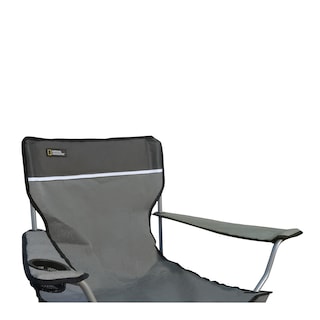 Foto 2 | Silla Nat Geo Cng922, Plegable Con Descansabrazos Denver, Gris Con Negro (aguanta 102 Kg)