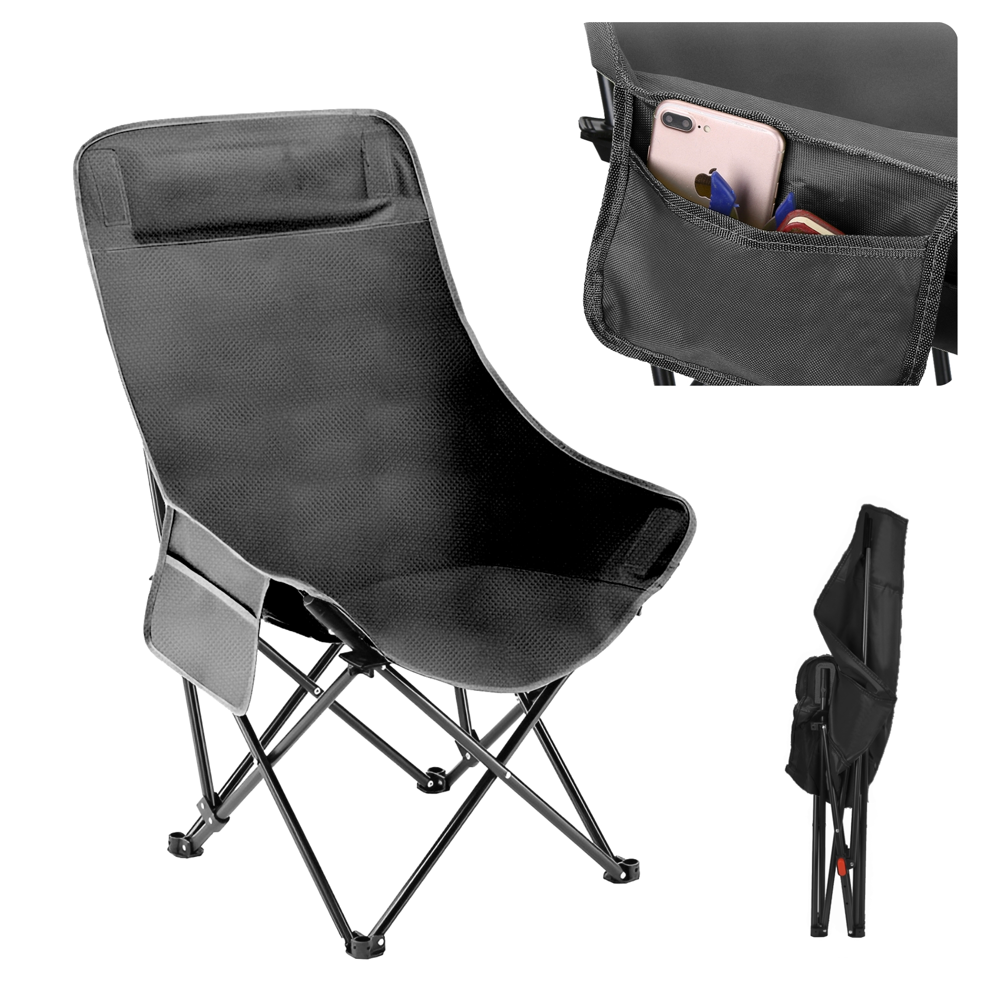 Foto 2 pulgar | Silla Plegable Camping Playa Ecomlab Para Exterior Portatil
