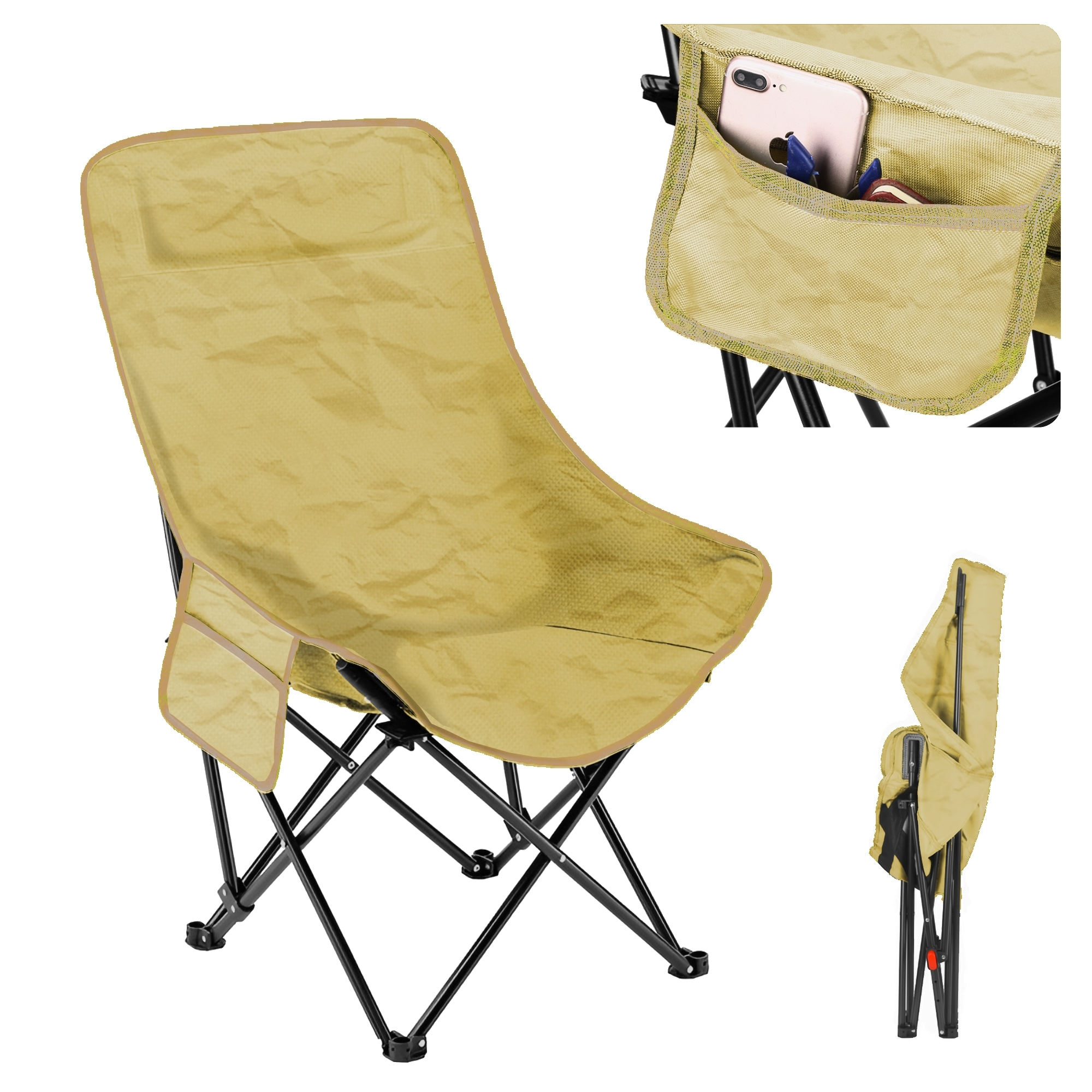 Foto 1 | Silla Plegable Camping Playa Ecomlab Portatil Caqui